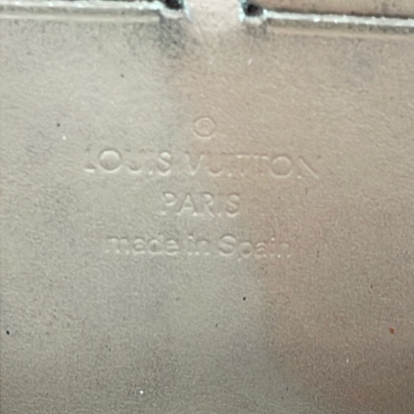 Louis Vuitton Monogram Vernis Beige Tan Zip Around Long Wallet Designer - Picture 12 of 16